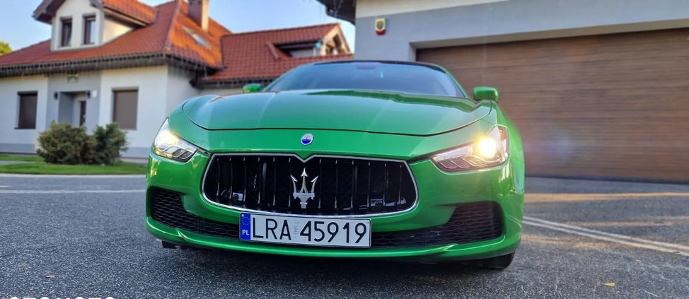 Maserati Ghibli cena 103000 przebieg: 120000, rok produkcji 2014 z Chocz małe 301